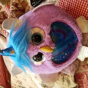 OWLYCORN Purple Plush Toy with Blue Accents
